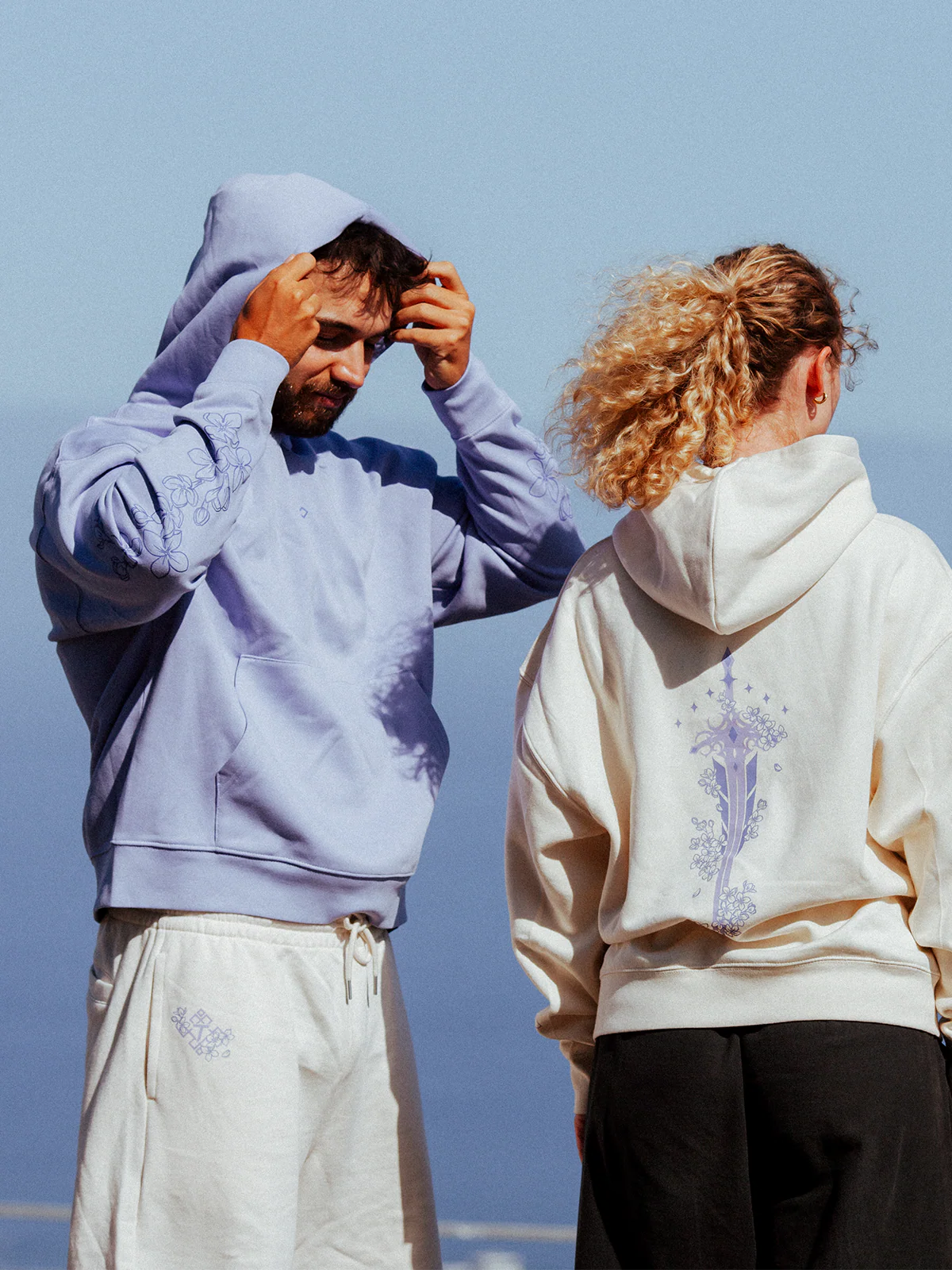 Hoodie - Tolkin - Blossom Sword Hoodie (Lilac) - Image 10