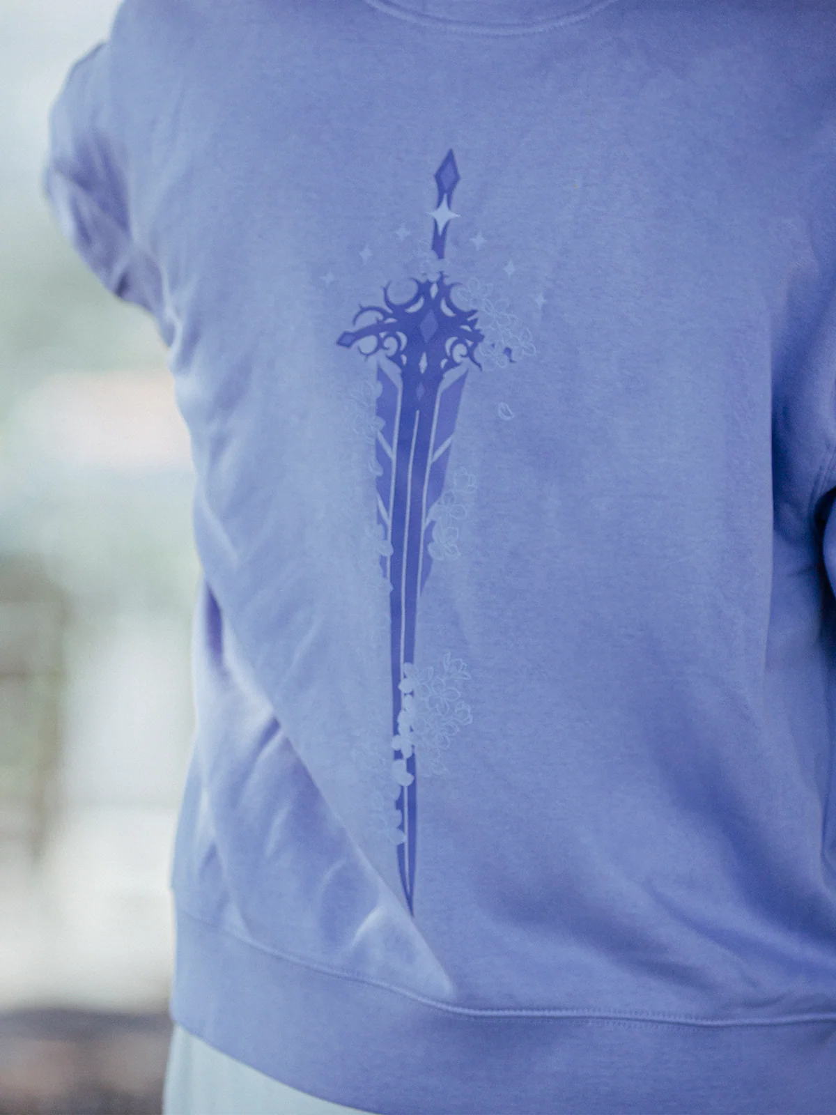 Hoodie - Tolkin - Blossom Sword Hoodie (Lilac) - Image 8