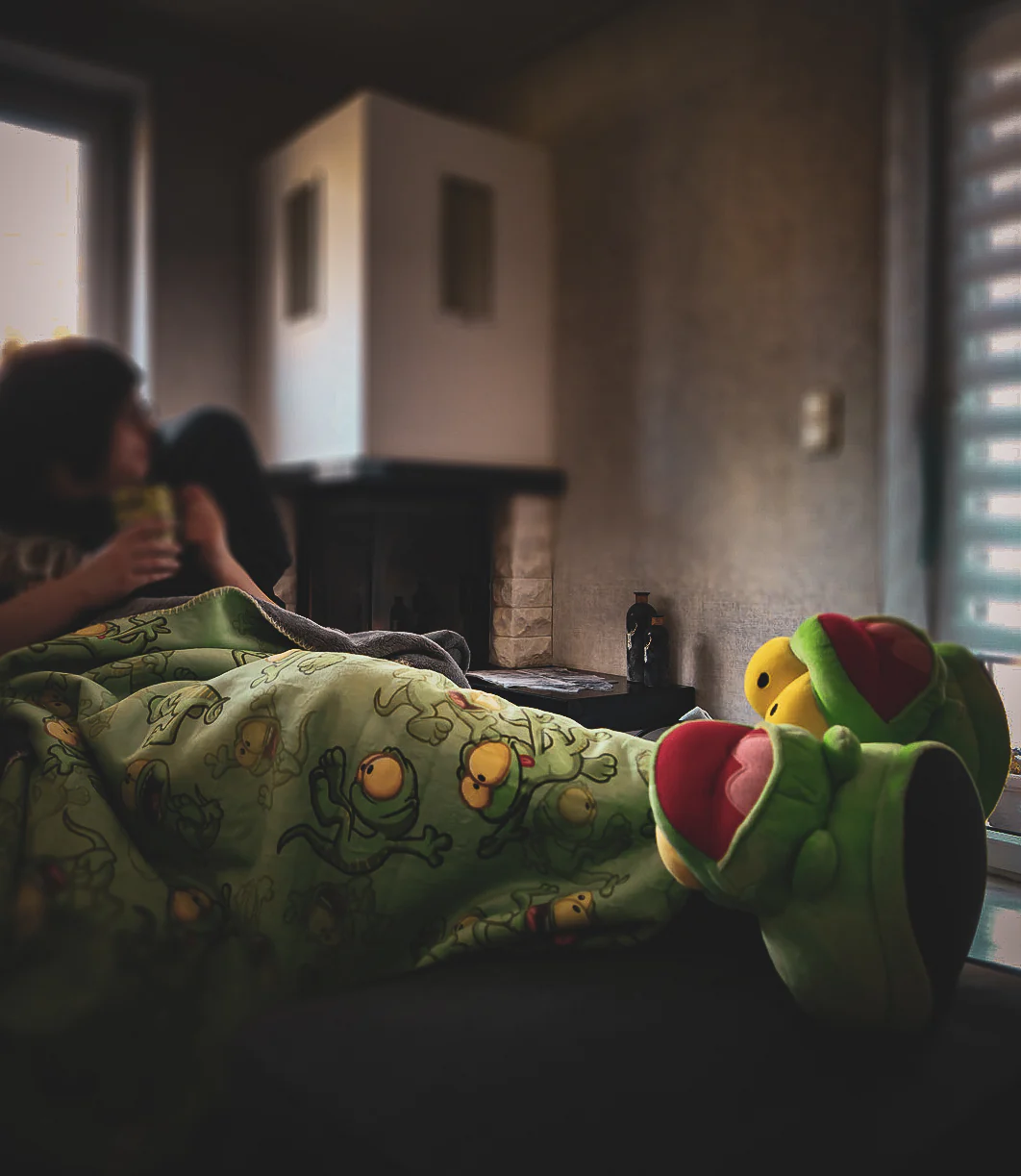 Kuscheldecke - Lurchregen - Image 3