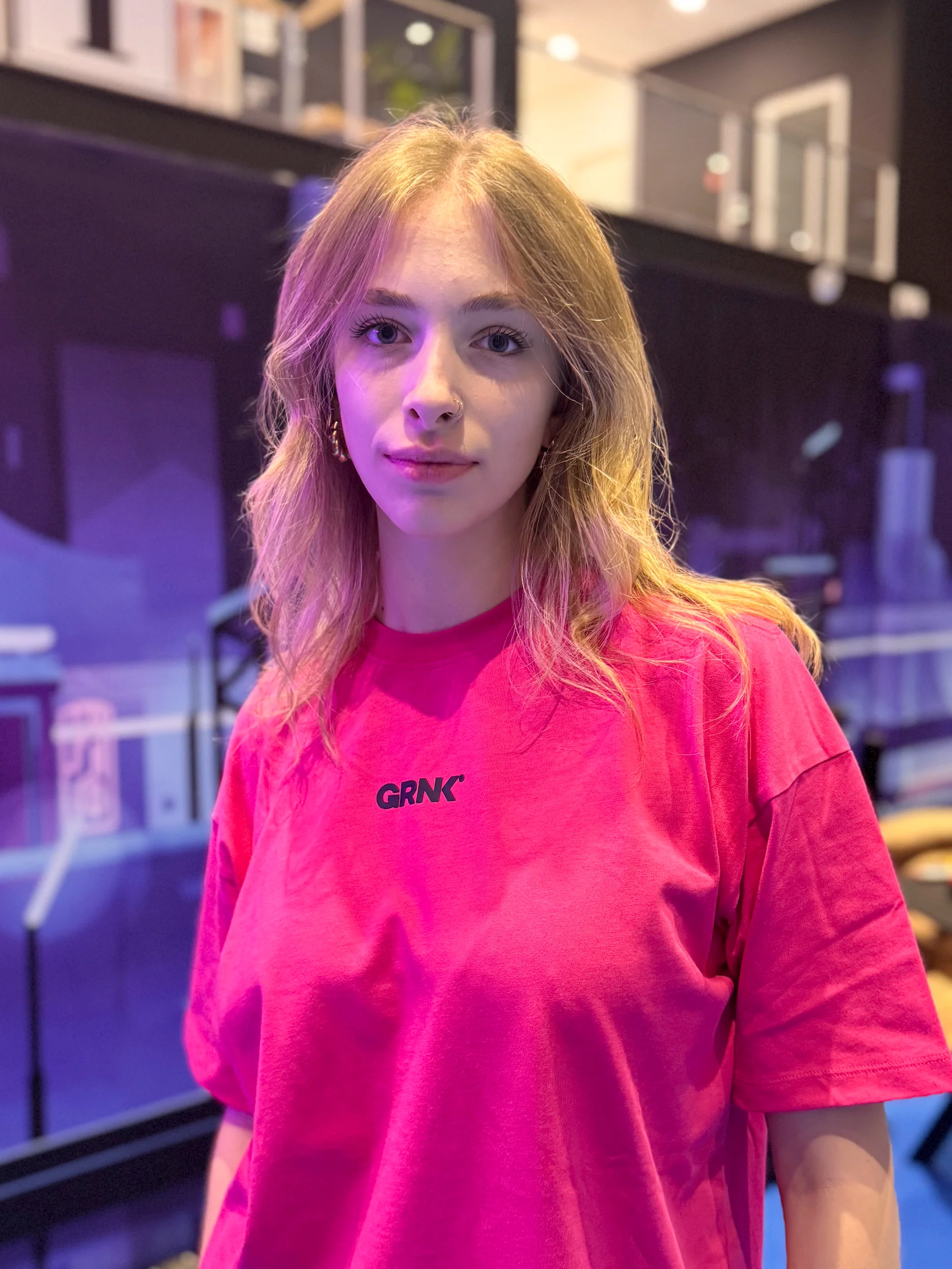 Oversized T-Shirt - GRNK - Game Over Never - Pink Edition - Image 4
