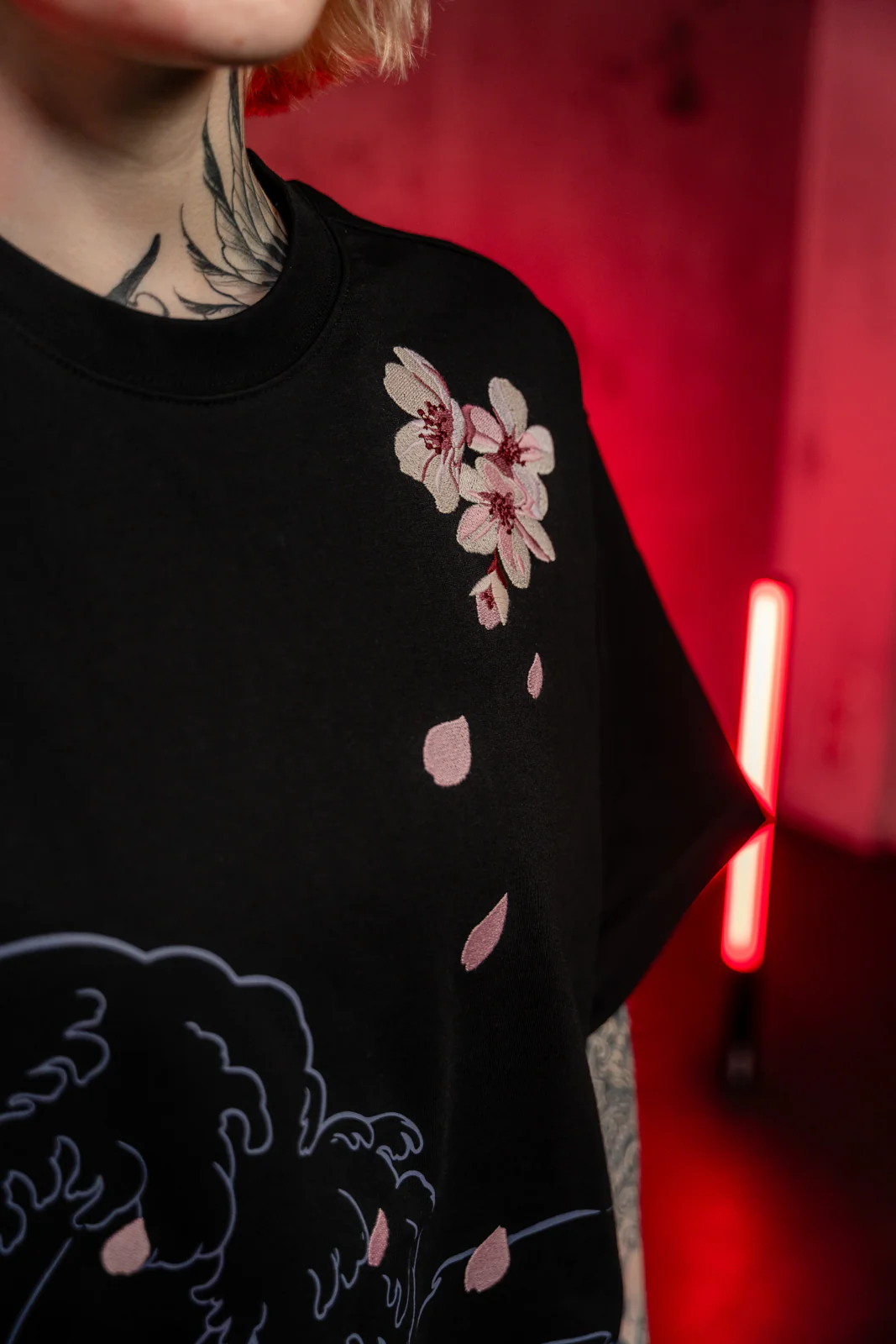 Oversized T-Shirt - Pandorya -  Sakura Collection 🌸 - Image 6