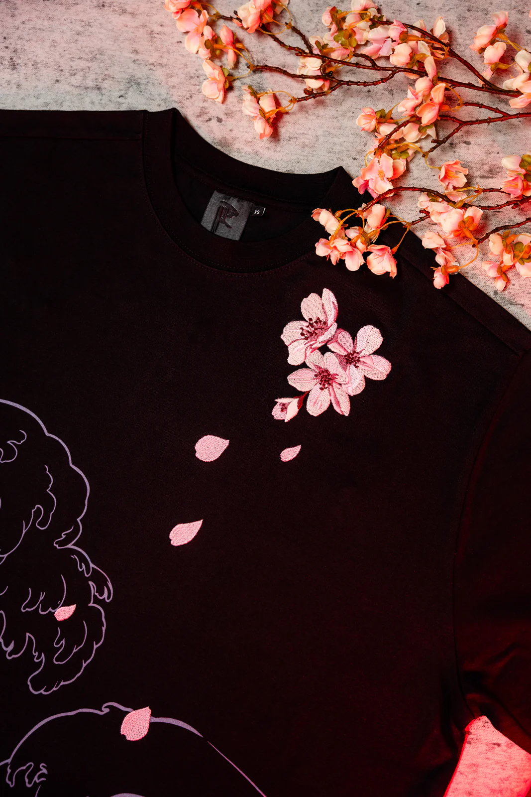 Oversized T-Shirt - Pandorya -  Sakura Collection 🌸 - Image 8